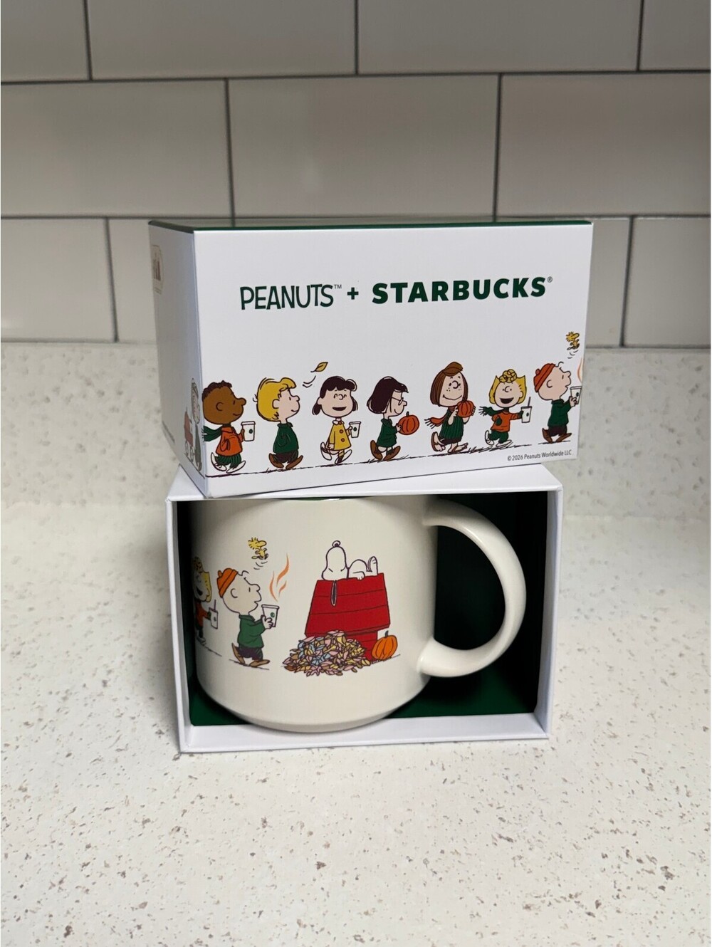Starbucks x Peanuts Snoopy 14-ounce Ceramic Mug AUTHENTIC SHIPS NOW